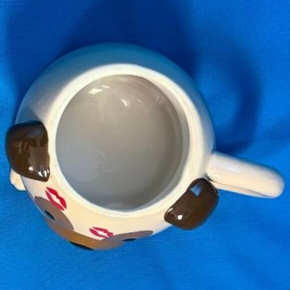 BRAND NEW ADORABLE PUG & KISSES MUG / CUP / PLANTER / PEN & PENCIL HOLDER - Picture 14 of 16